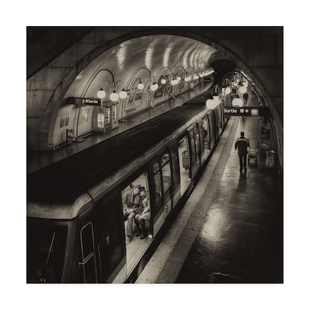Thomas Siegel 'The Last Metro' Canvas Art,24x24